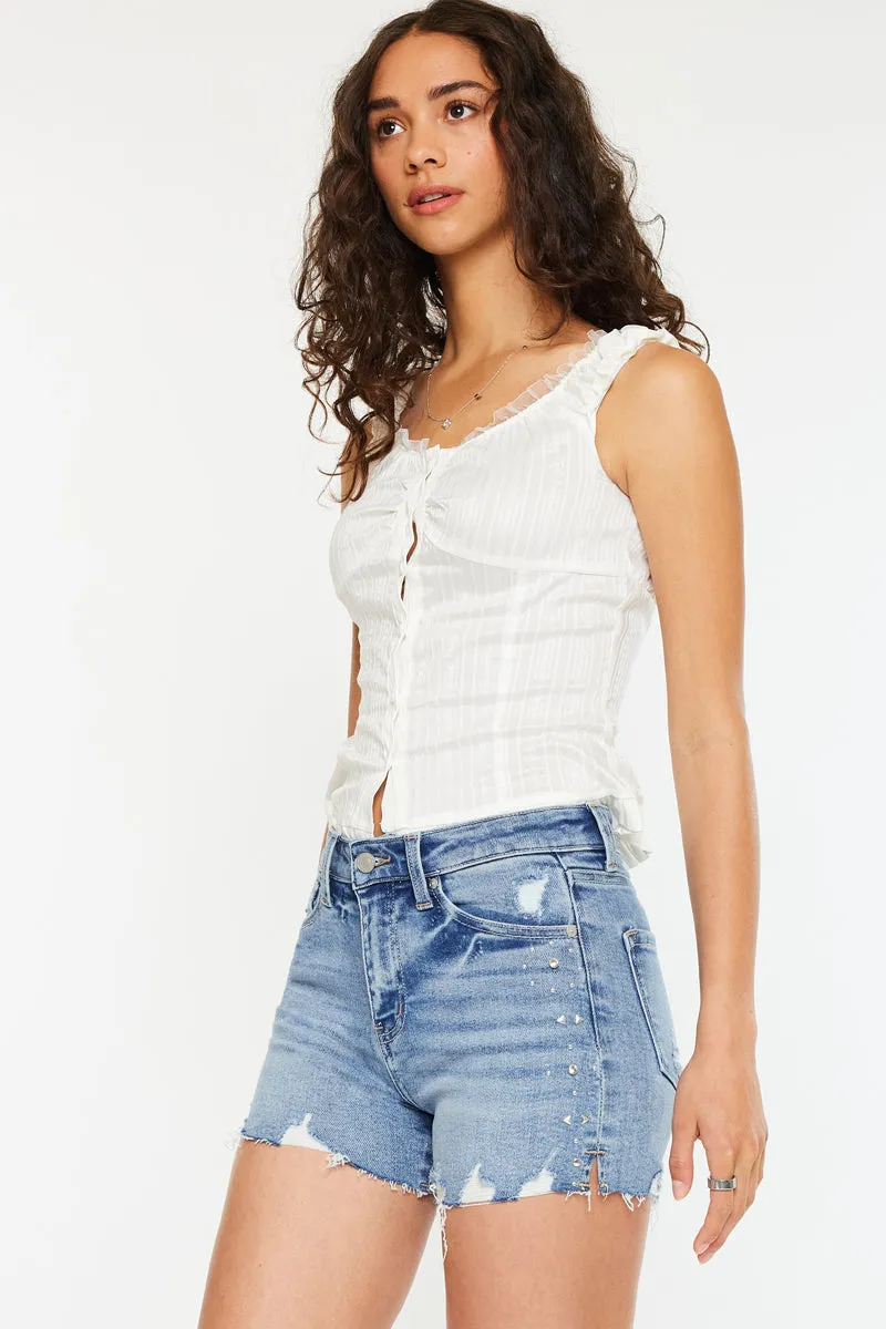 Skyler High Rise Shorts sold by Kan Can product image thumbnail 3