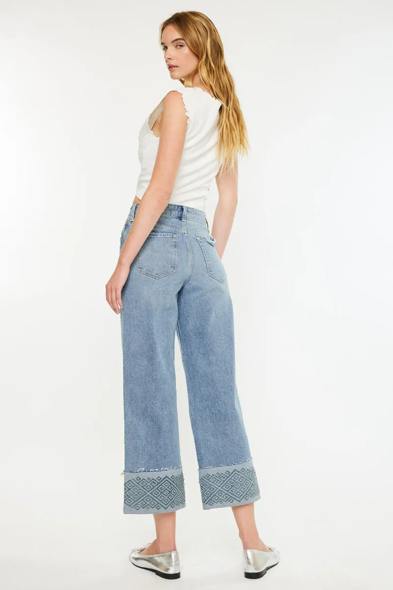 Grace Premier 90's Cropped Wide Leg sold by Kan Can product image thumbnail 2
