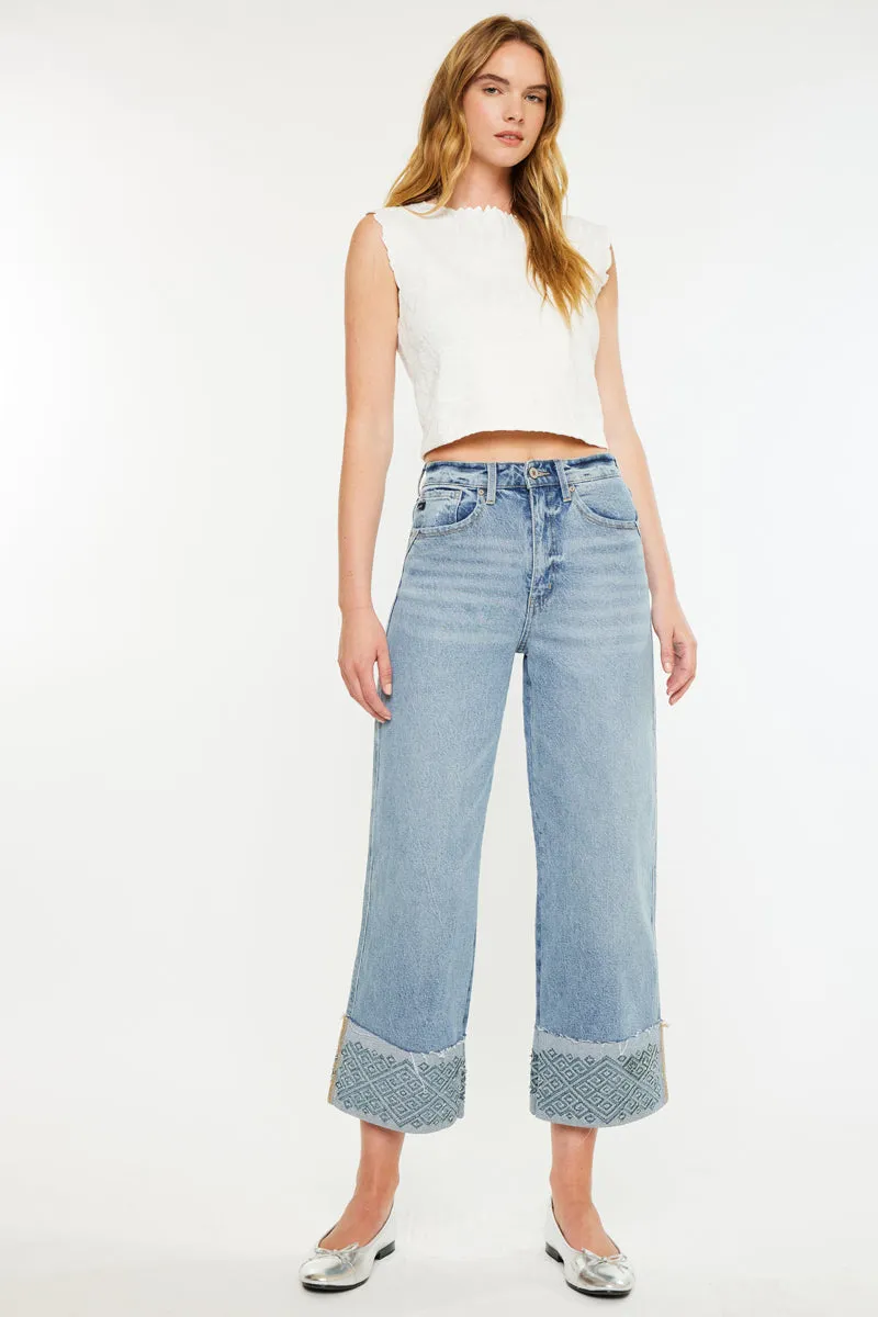 Grace Premier 90's Cropped Wide Leg sold by Kan Can product image thumbnail 4