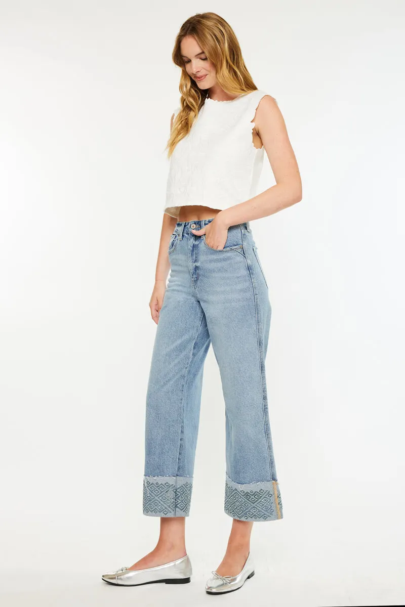 Grace Premier 90's Cropped Wide Leg sold by Kan Can product image thumbnail 5