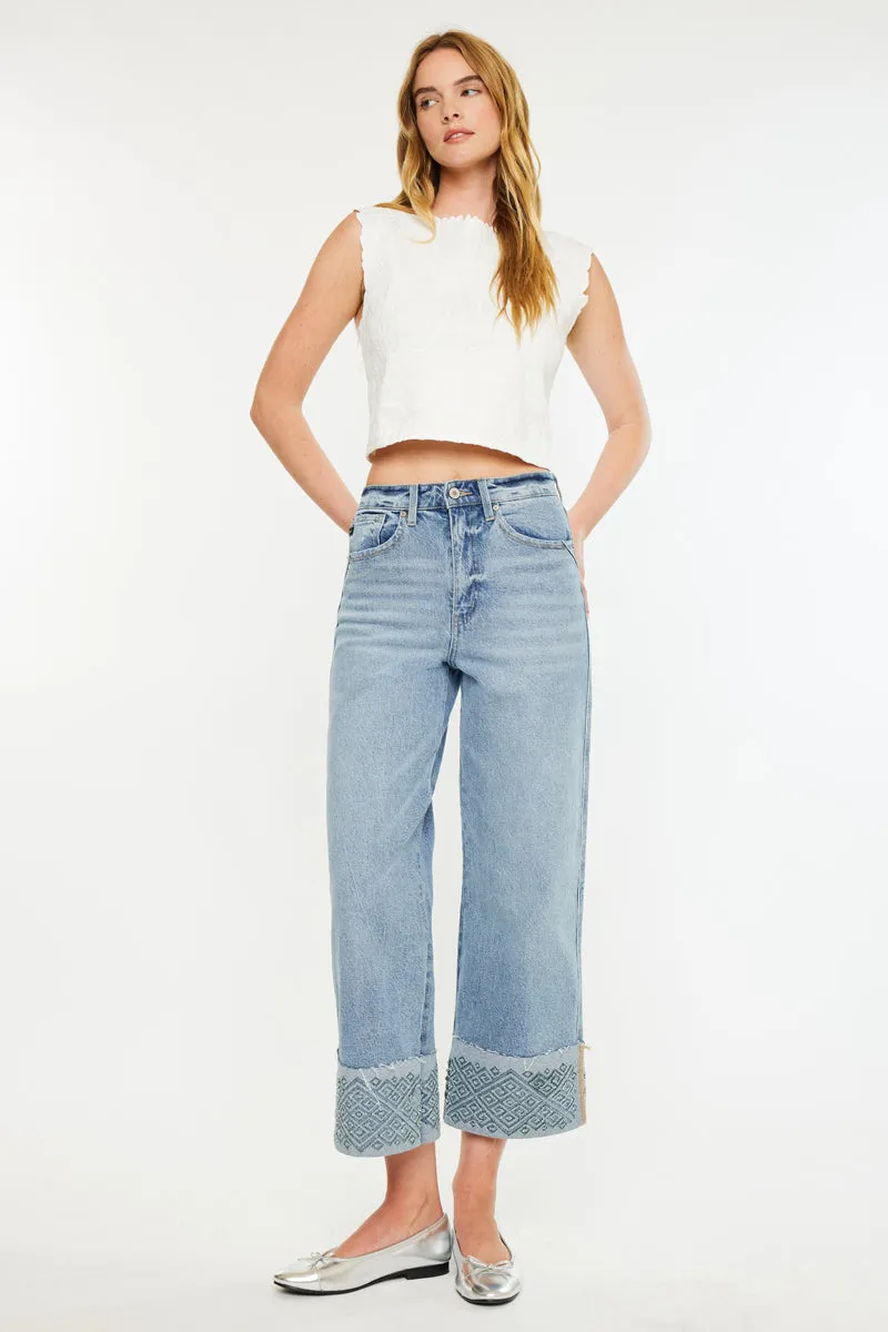 Grace Premier 90's Cropped Wide Leg sold by Kan Can product image thumbnail 3