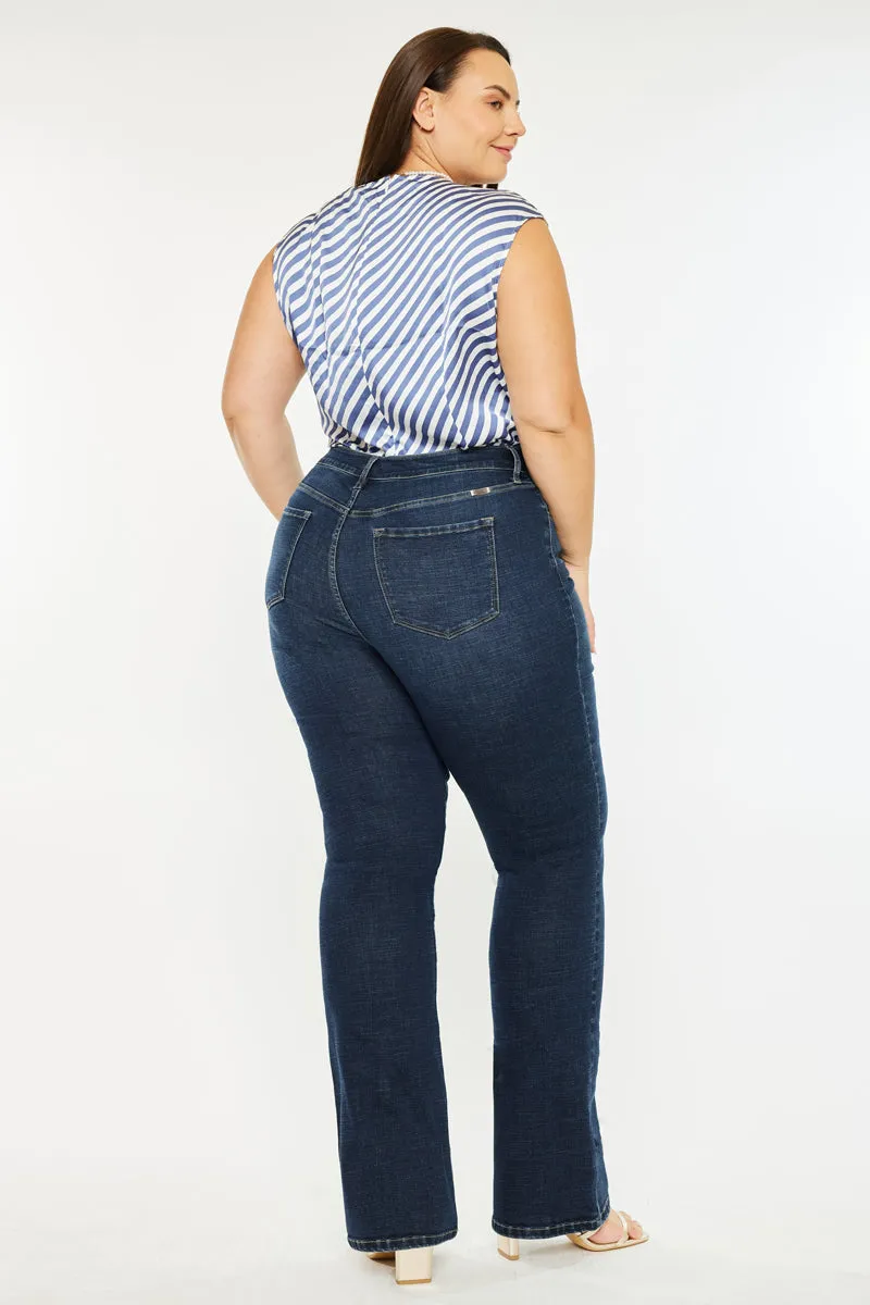 Avery Essentials High Rise Bootcut Jeans (Plus Size) sold by Kan Can product image thumbnail 2