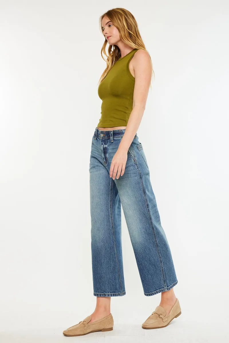 Bells Mid Rise Loose Barrel Jeans sold by Kan Can product image thumbnail 5