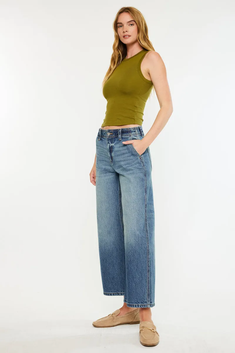 Bells Mid Rise Loose Barrel Jeans sold by Kan Can product image thumbnail 4