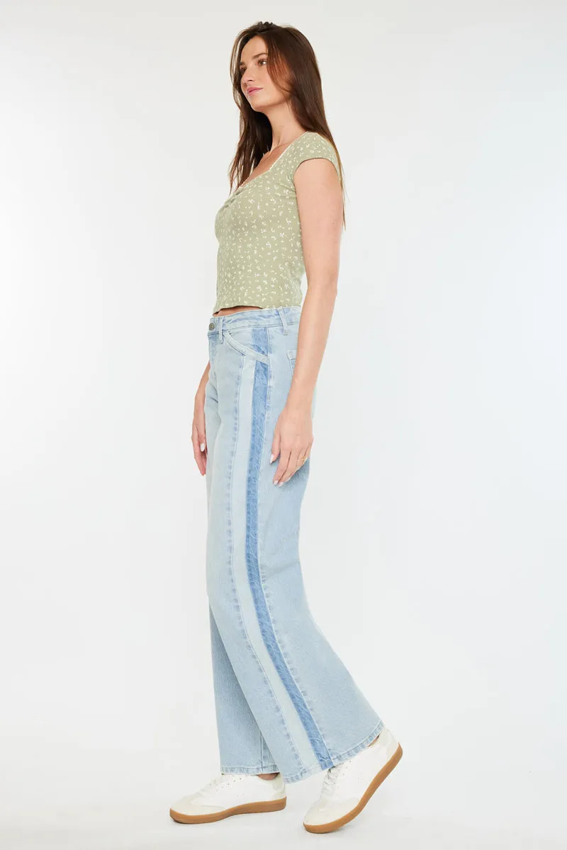 Mona High Rise Wide Leg Jeans sold by Kan Can product image thumbnail 5