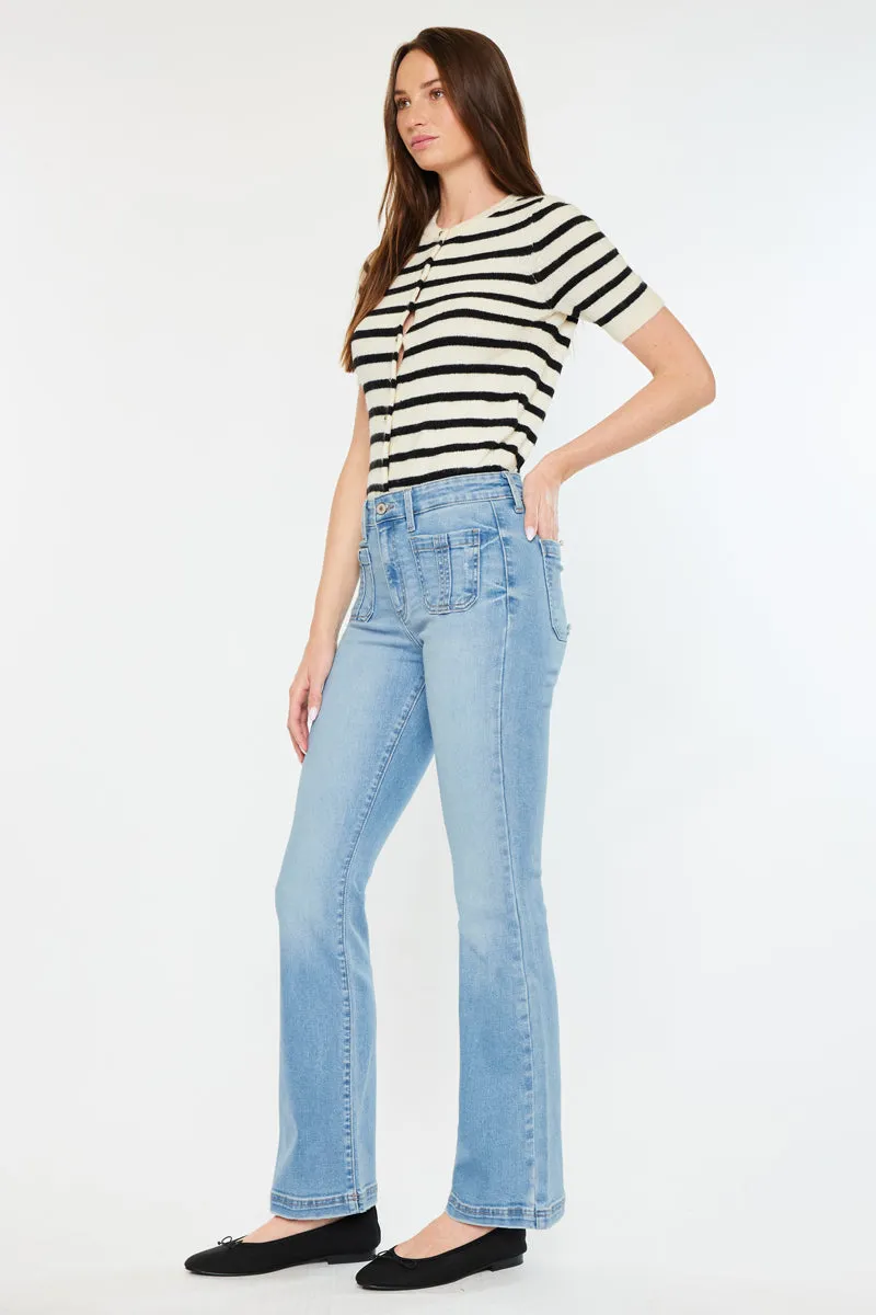 Lux High Rise Bootcut Jeans sold by Kan Can product image thumbnail 4