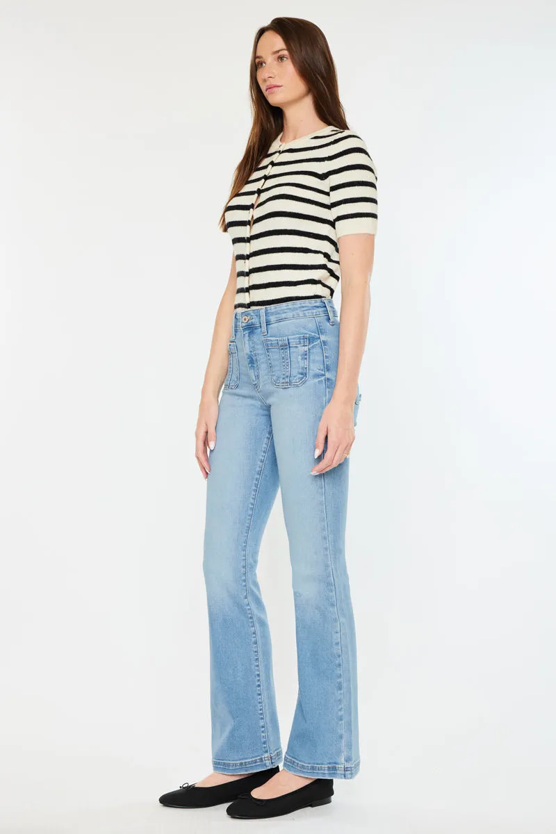 Lux High Rise Bootcut Jeans sold by Kan Can product image thumbnail 5