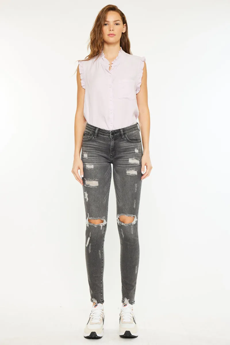 Coranne Mid Rise Super Skinny Jeans sold by Kan Can product image thumbnail 3
