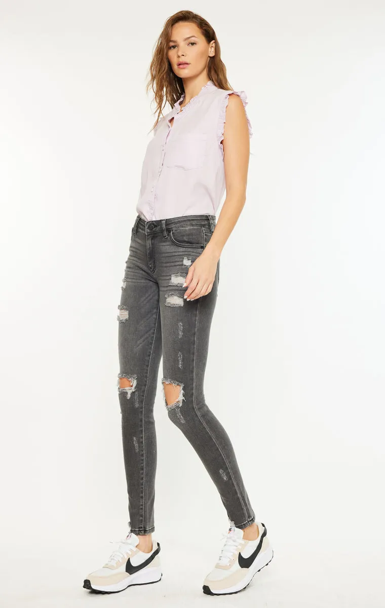 Coranne Mid Rise Super Skinny Jeans sold by Kan Can product image thumbnail 5