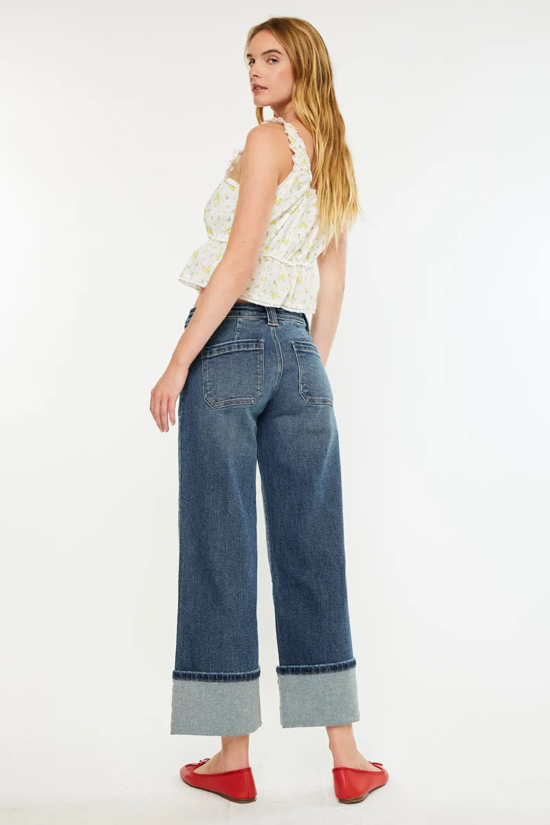 Beck Mid Rise Wide Jeans sold by Kan Can product image thumbnail 2