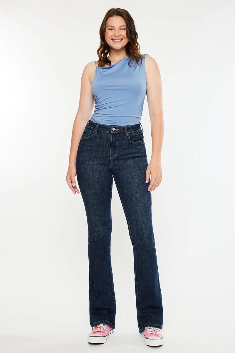 Janice High Rise Bootcut Jeans - Curvy sold by Kan Can product image thumbnail 4
