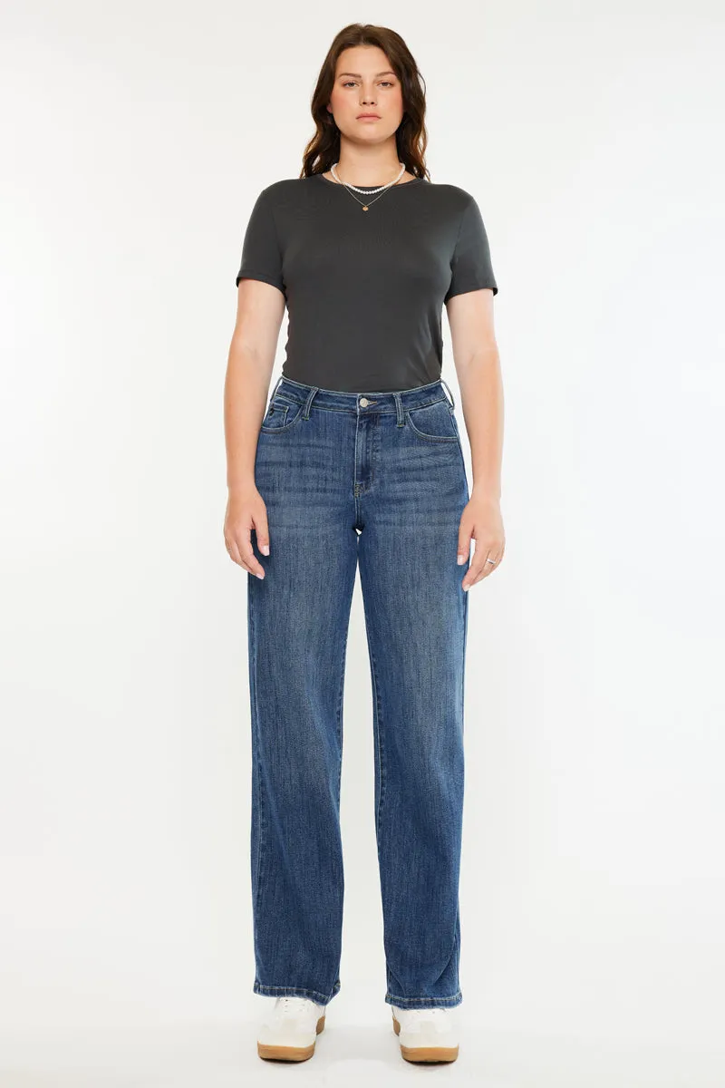 Viola High Rise Wide Jeans - Curvy sold by Kan Can product image thumbnail 3