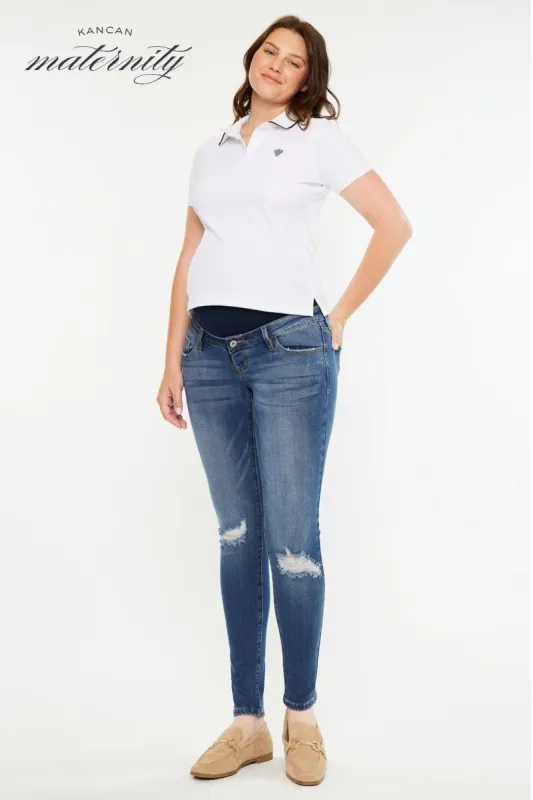 Rainie Maternity Skinny Jeans sold by Kan Can