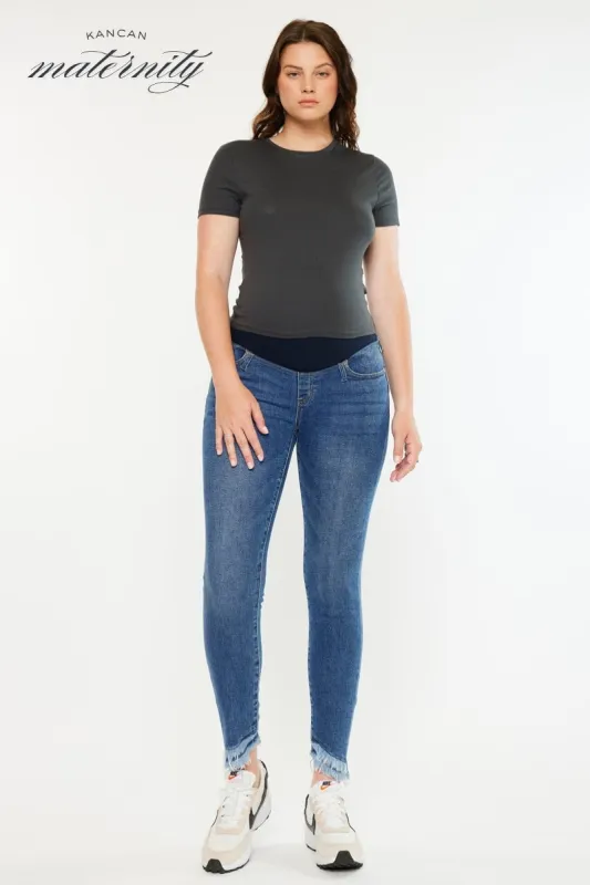 Romilly Maternity Ankle Skinny Jeans sold by Kan Can