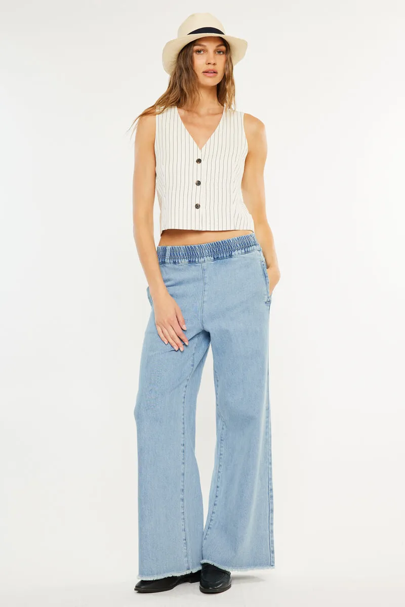 Dia Ultra High Rise Wide Leg Jean sold by Kan Can product image thumbnail 3