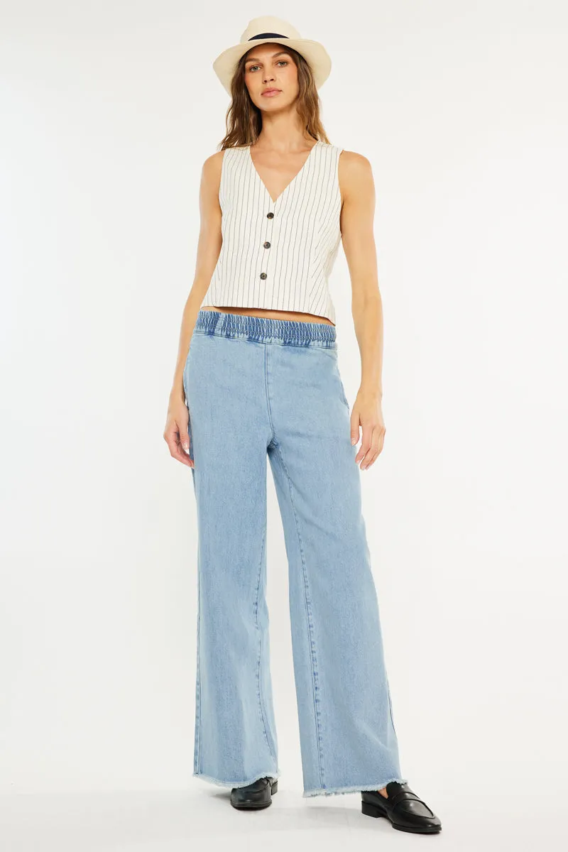 Dia Ultra High Rise Wide Leg Jean sold by Kan Can