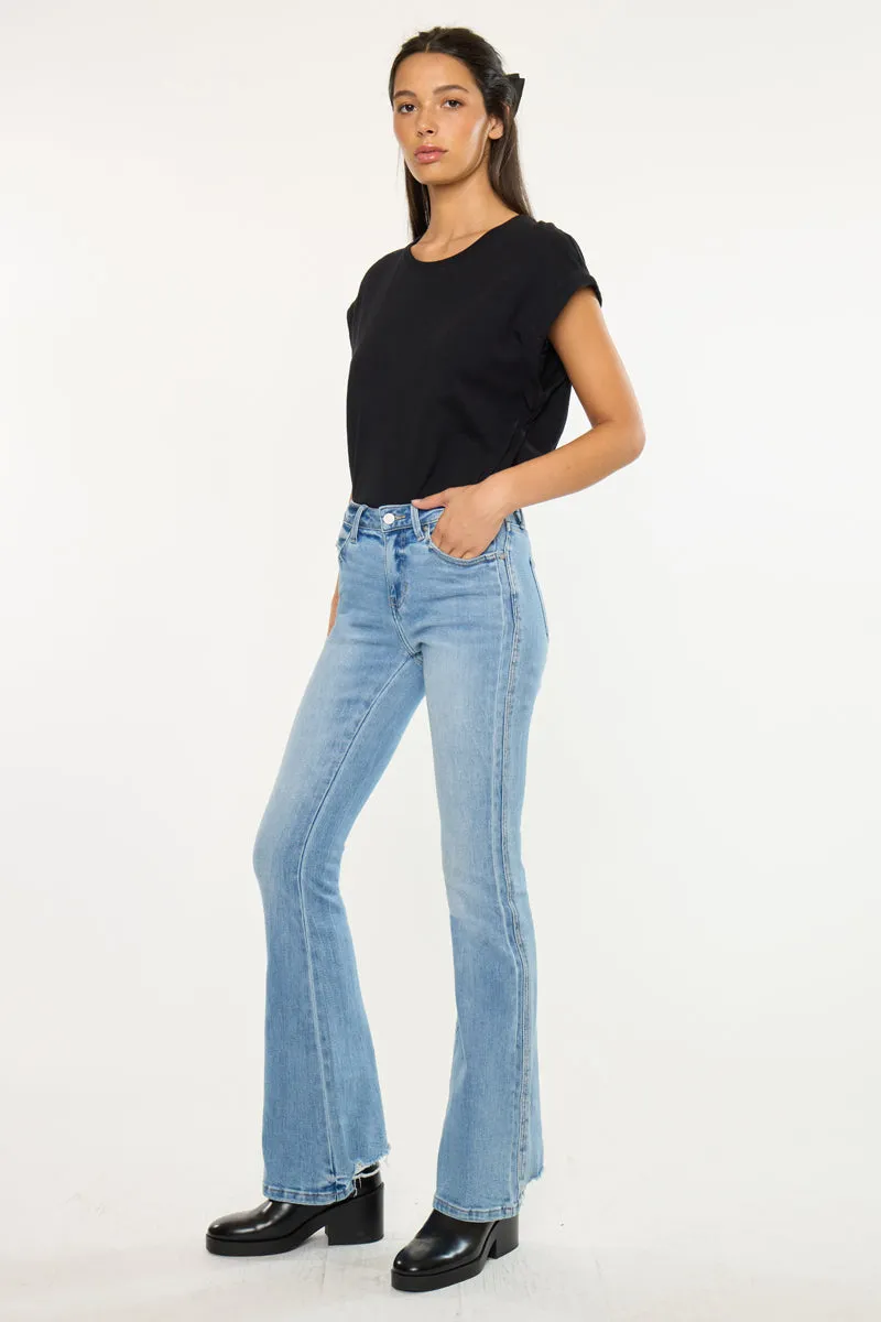 Azul Mid Rise Flare Jeans sold by Kan Can product image thumbnail 4