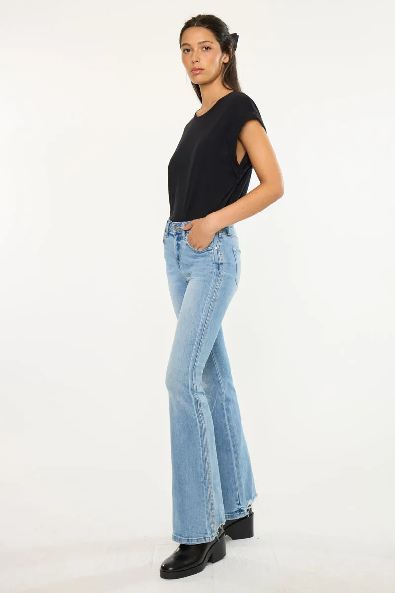 Azul Mid Rise Flare Jeans sold by Kan Can product image thumbnail 5