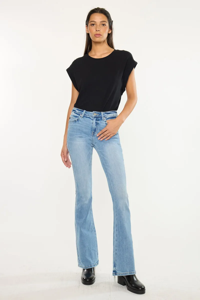 Azul Mid Rise Flare Jeans sold by Kan Can product image thumbnail 3