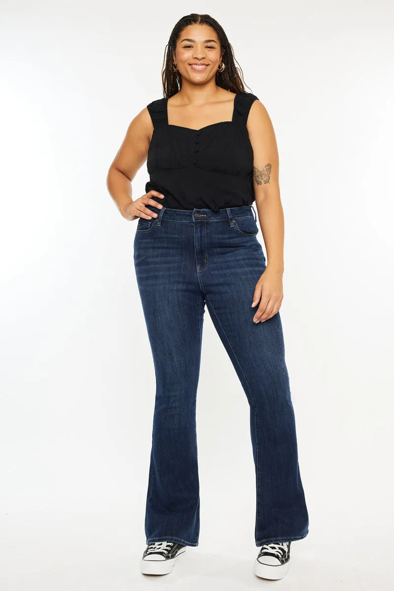 Ami High Rise Bootcut Jeans (Plus Size) sold by Kan Can