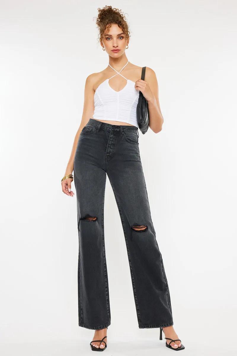 Mona Ultra High Rise 90's Flare Jeans sold by Kan Can product image thumbnail 2