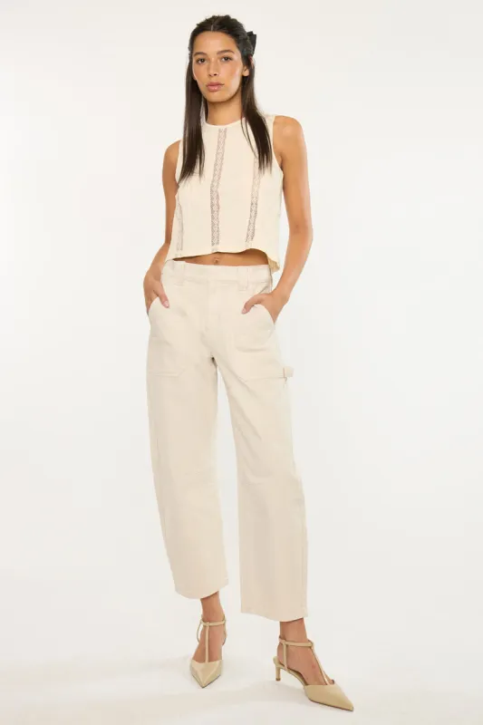 Serene Low Slung Barrel Jeans sold by Kan Can