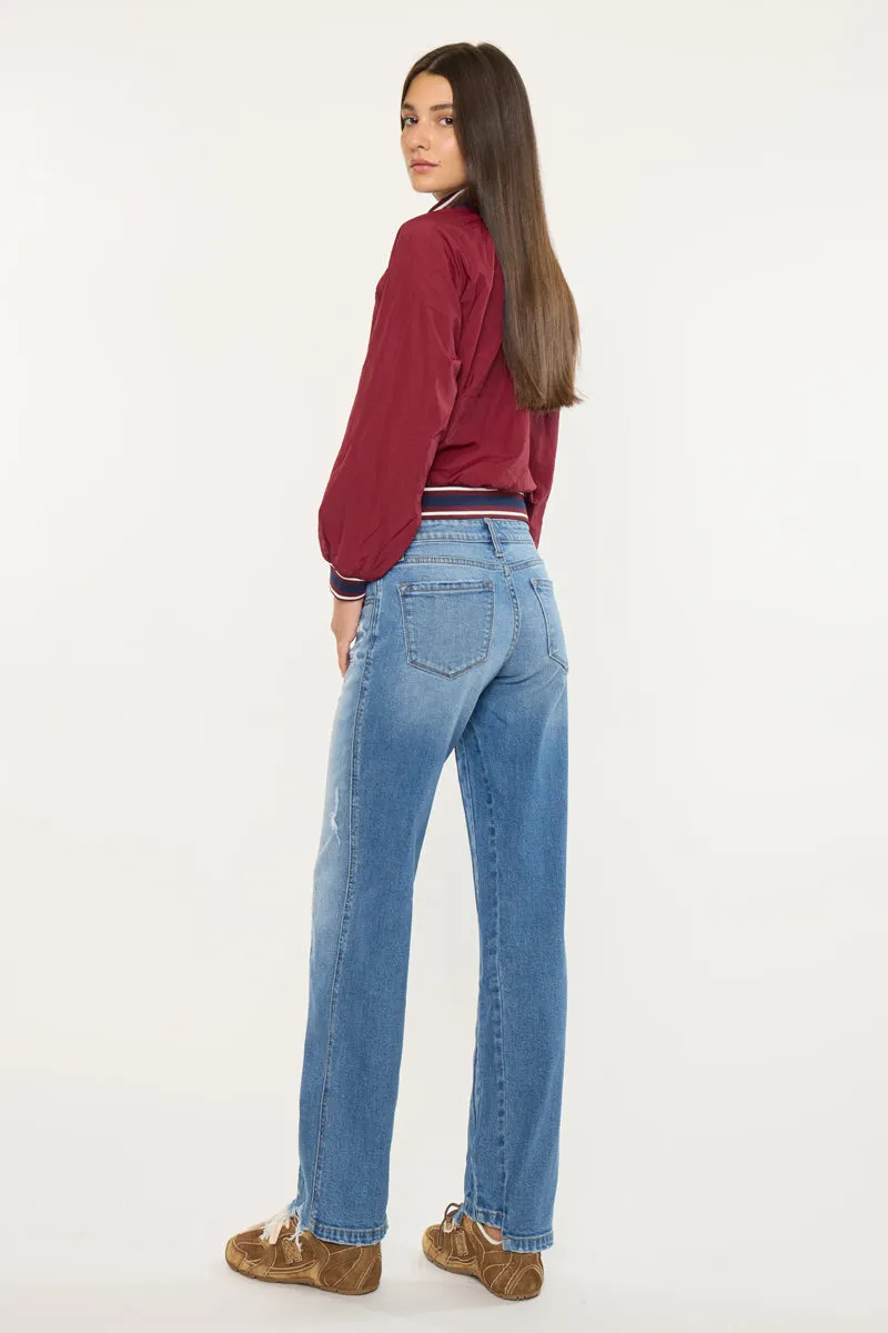 Kells Mid Rise Straight Jeans sold by Kan Can product image thumbnail 2
