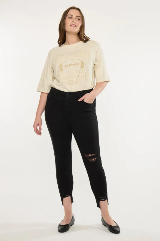 Pierson High Rise Ankle Skinny Jeans (Plus Size) sold by Kan Can