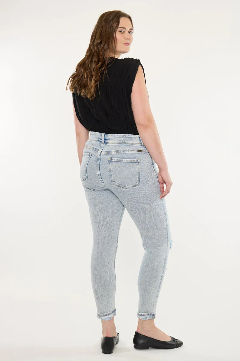 Kendall High Rise Ankle Skinny Jeans (Plus Size) sold by Kan Can product image thumbnail 2