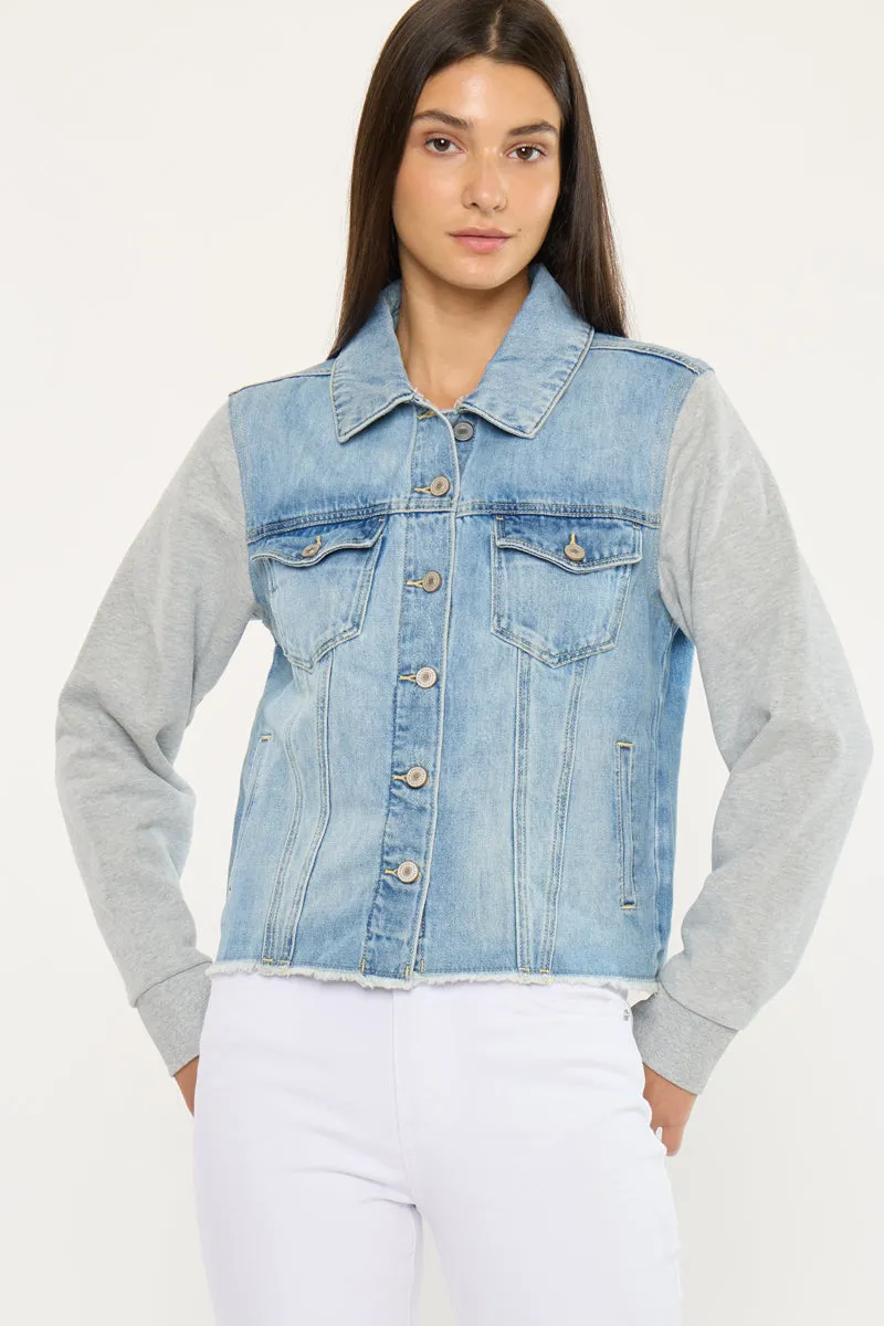 Karine Denim Hoodie Jacket sold by Kan Can product image thumbnail 5