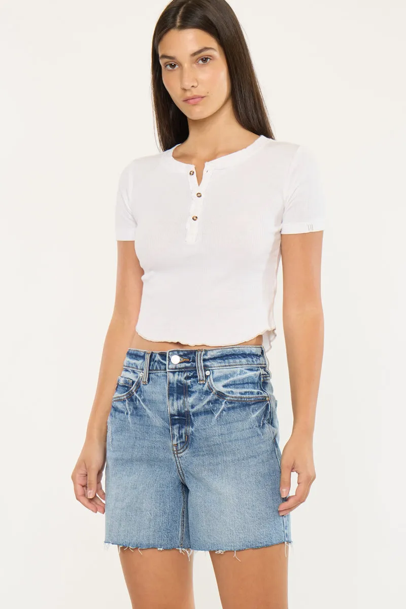 June High Rise Shorts sold by Kan Can product image thumbnail 3