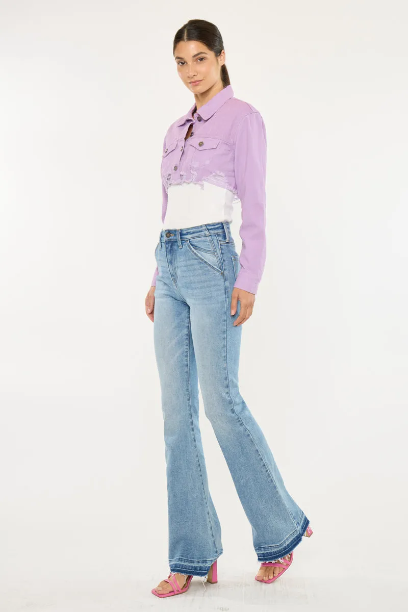 Aimmes High Rise Flare Jeans sold by Kan Can product image thumbnail 5