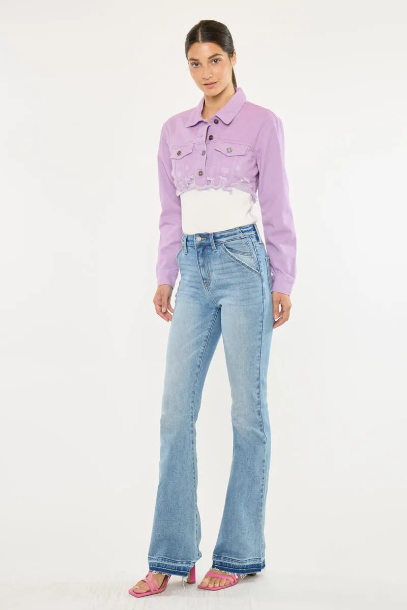 Aimmes High Rise Flare Jeans sold by Kan Can product image thumbnail 4