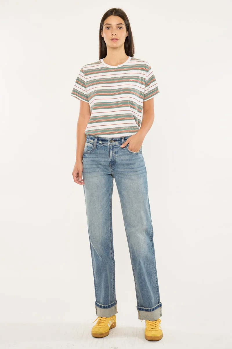 Irine Low Slung Baggy Straight Jeans sold by Kan Can product image thumbnail 3