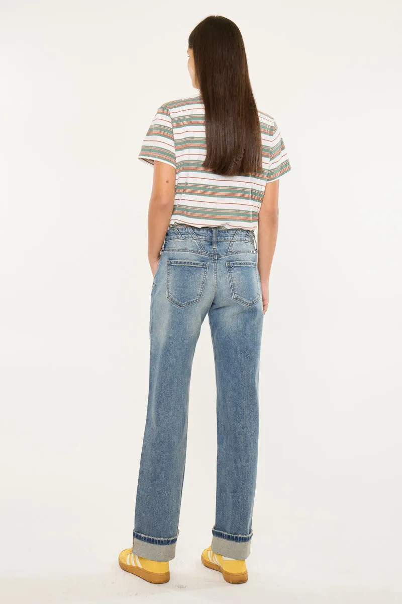 Irine Low Slung Baggy Straight Jeans sold by Kan Can product image thumbnail 2
