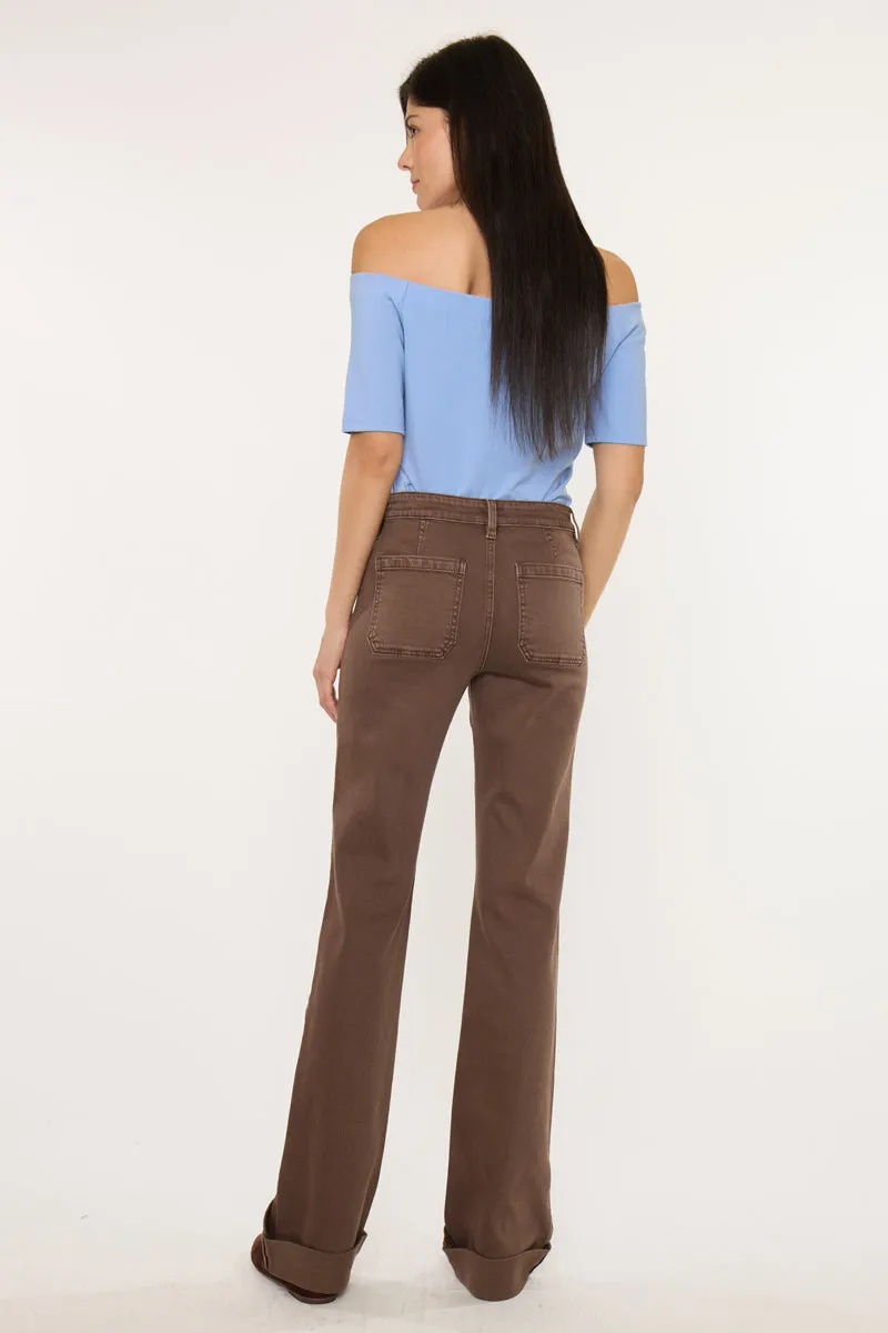 Carol High Rise Flare Jeans sold by Kan Can product image thumbnail 2
