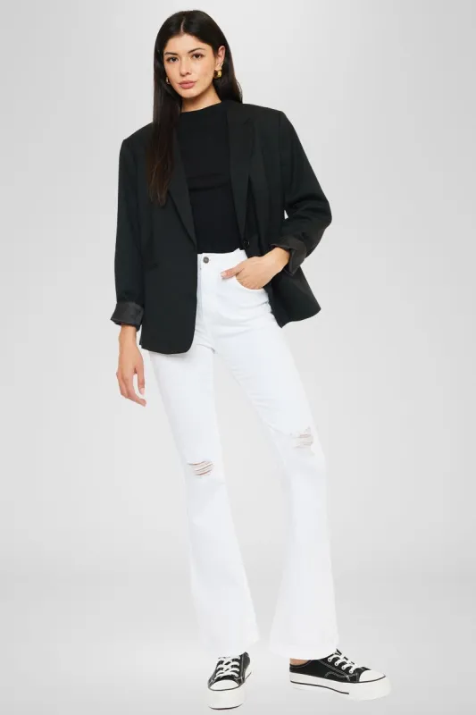 Crystal High Rise Bootcut Jeans (Petite) sold by Kan Can