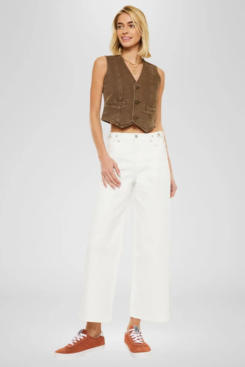 Calla Ultra High Rise Crop Wide Leg sold by Kan Can product image thumbnail 3