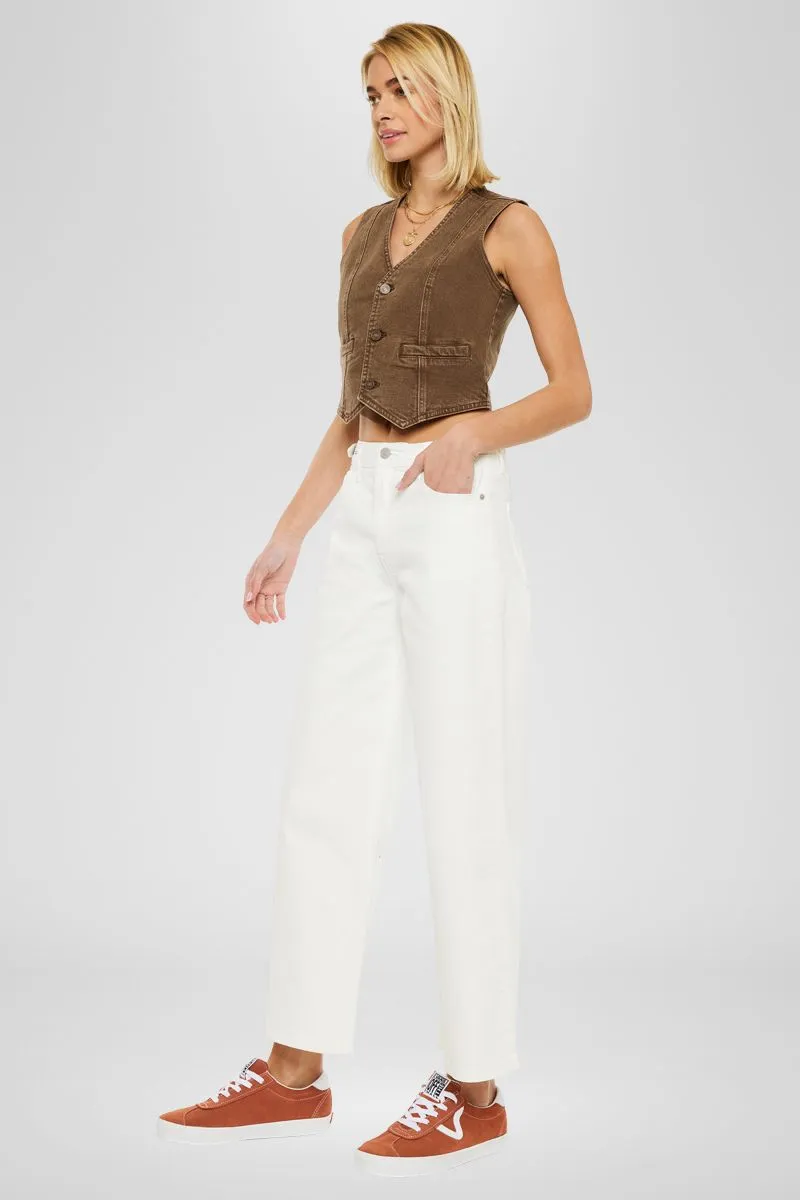 Calla Ultra High Rise Crop Wide Leg sold by Kan Can product image thumbnail 5