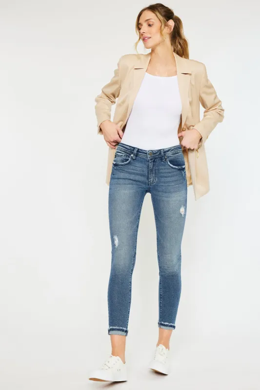 Reilly Mid Rise Super Skinny Jeans sold by Kan Can