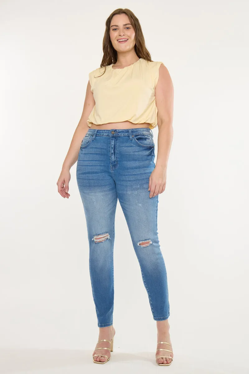 Hilarie High Rise Super Skinny (Plus Size) sold by Kan Can