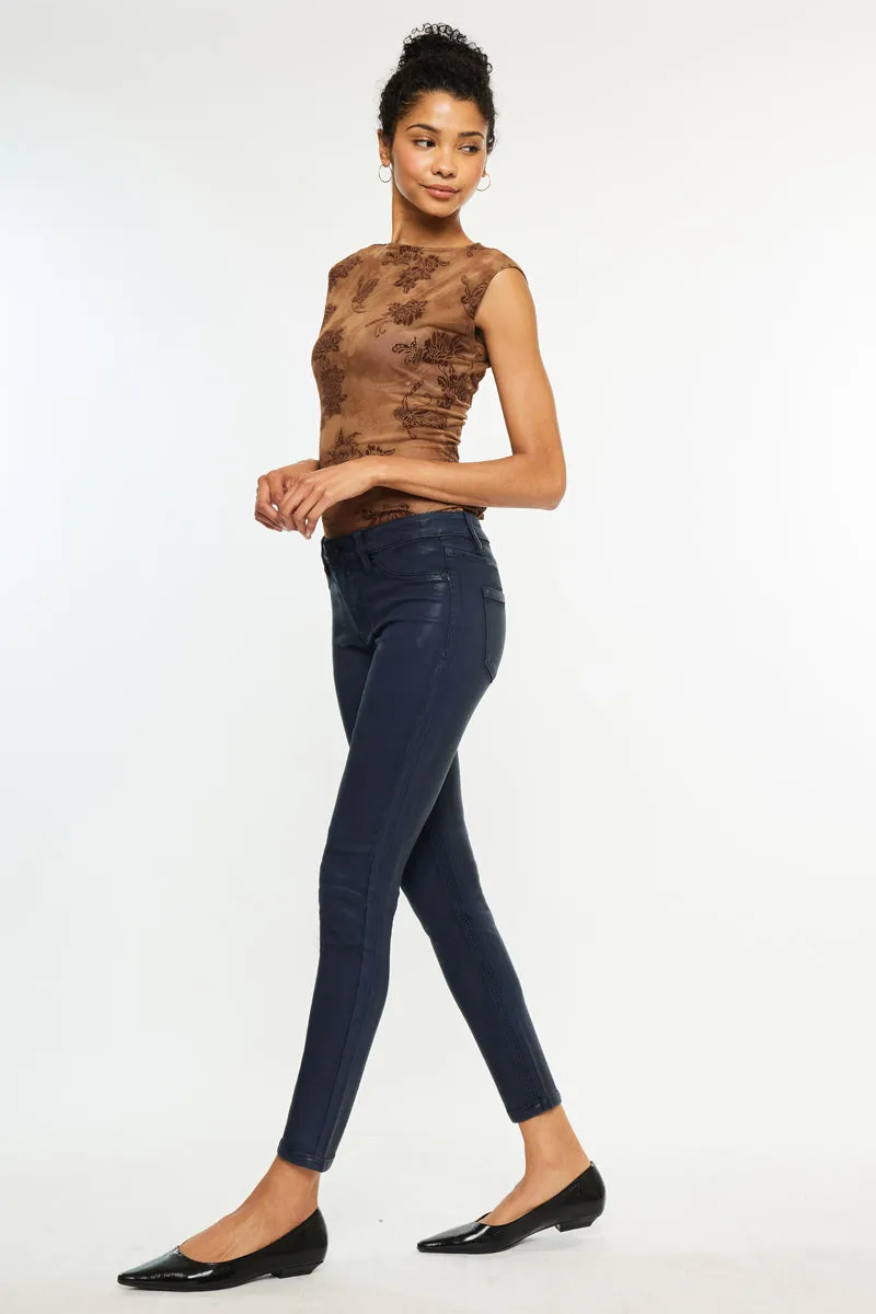 Mellie High Rise Coated Skinny sold by Kan Can product image thumbnail 5