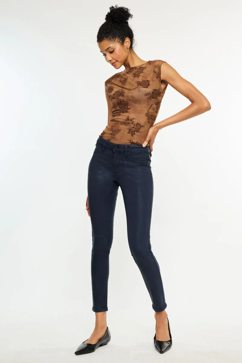 Mellie High Rise Coated Skinny sold by Kan Can product image thumbnail 3