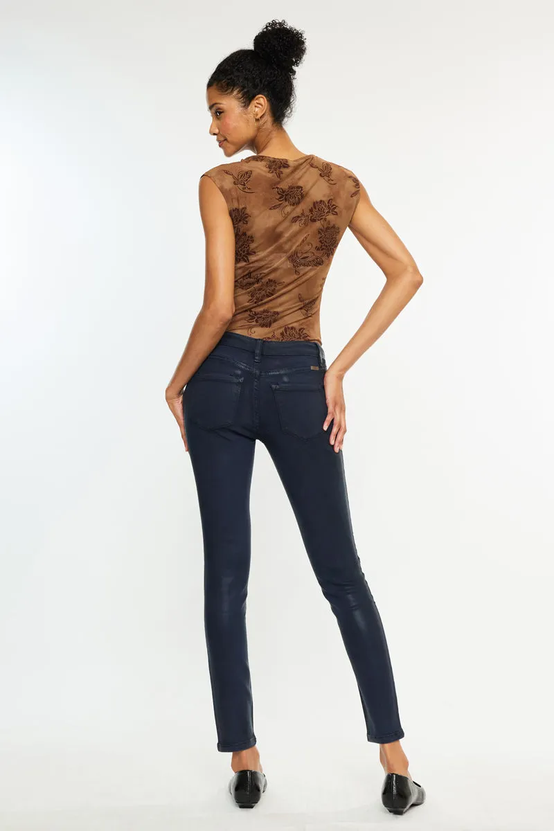 Mellie High Rise Coated Skinny sold by Kan Can product image thumbnail 2
