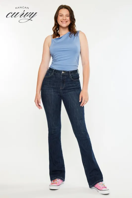 Janice High Rise Bootcut - Curvy sold by Kan Can