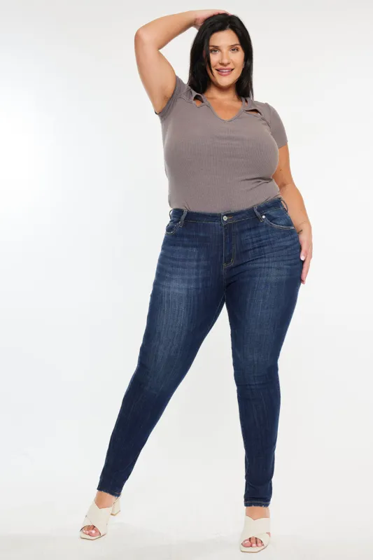 Beth High Rise Super Skinny (Plus Size) sold by Kan Can