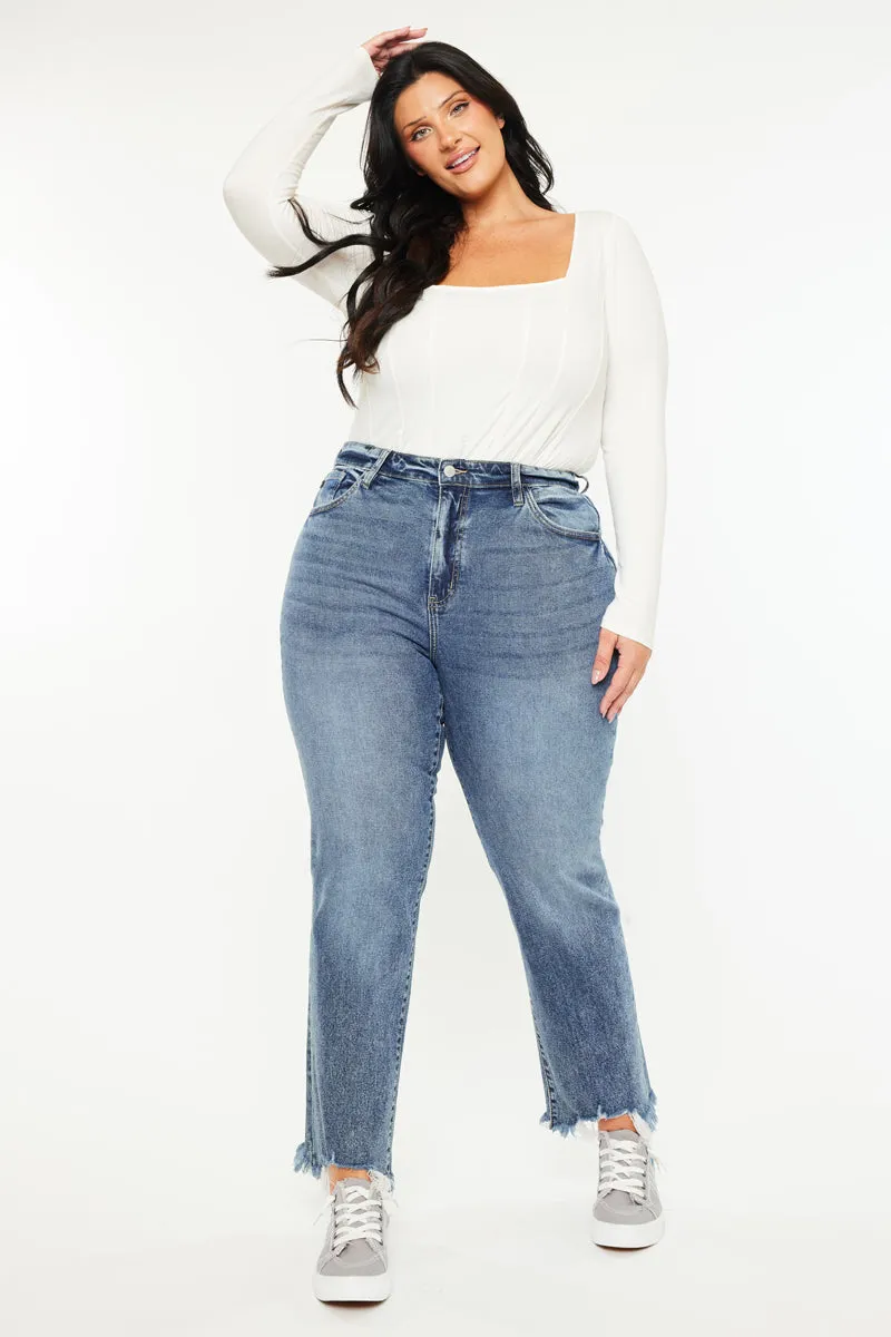 Kristine Essentials High Rise Slim Straight (Plus size) sold by Kan Can product image thumbnail 3