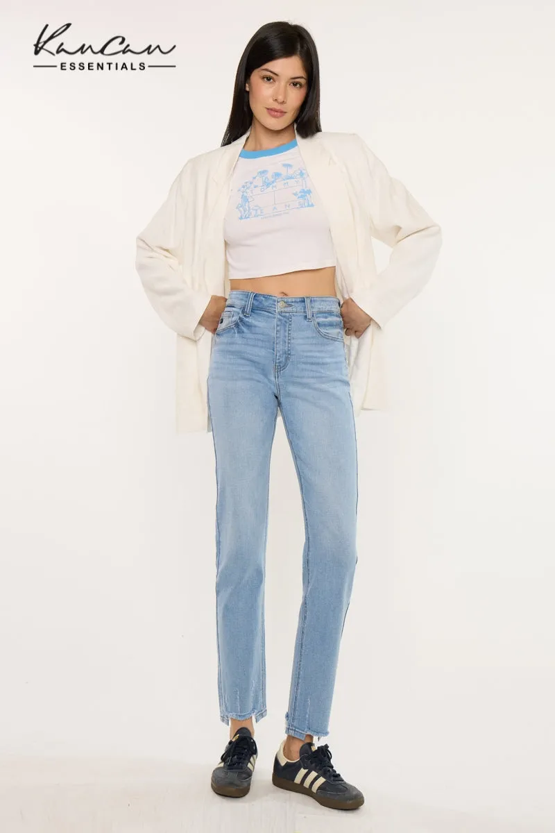 Breanne Essentials High Rise Straight sold by Kan Can