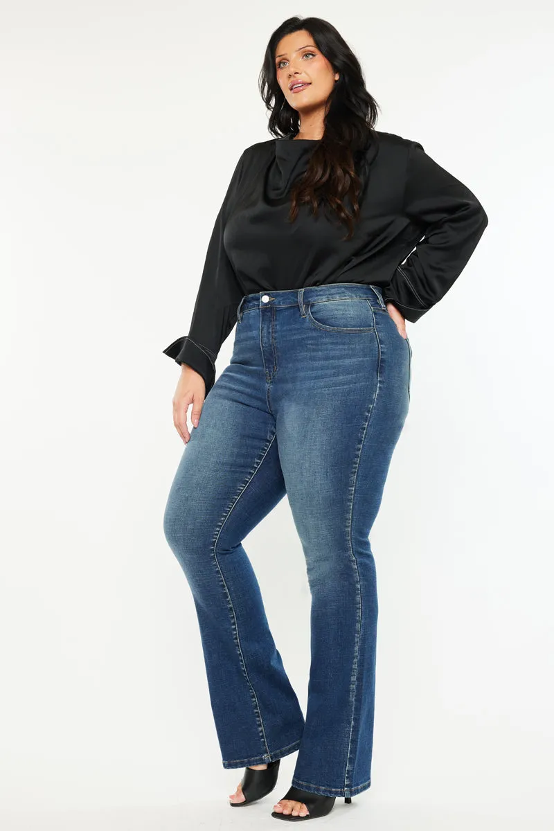Hope Essentials High Rise Skinny Bootcut (Plus Size) sold by Kan Can product image thumbnail 5