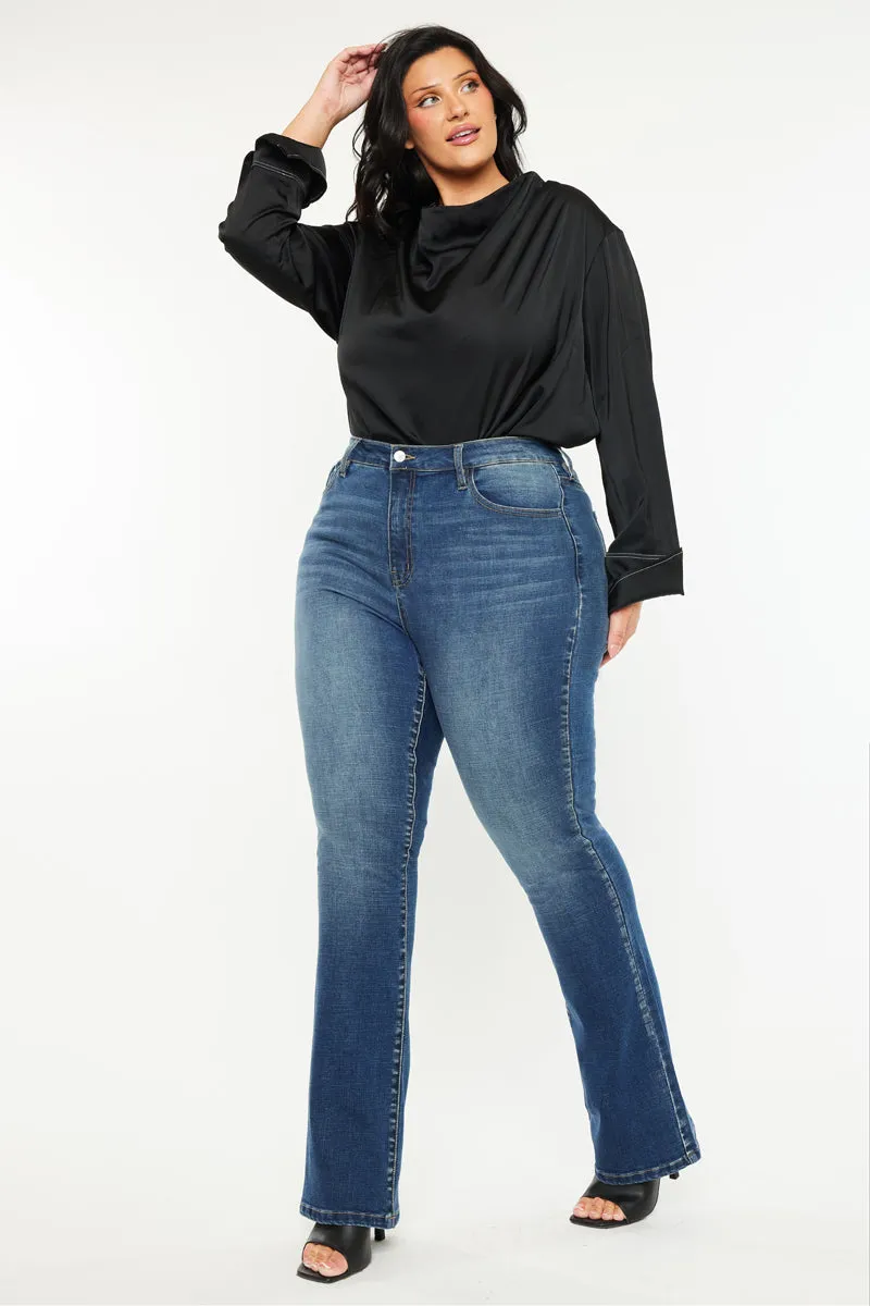 Hope Essentials High Rise Skinny Bootcut (Plus Size) sold by Kan Can product image thumbnail 4